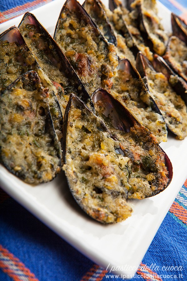 cozze gratinate