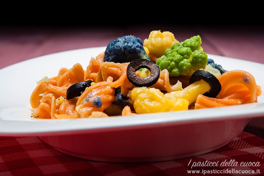 Pasta-di-lenticchia-con-cavolfiori