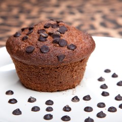 muffin alla banana con gocce di cioccolato