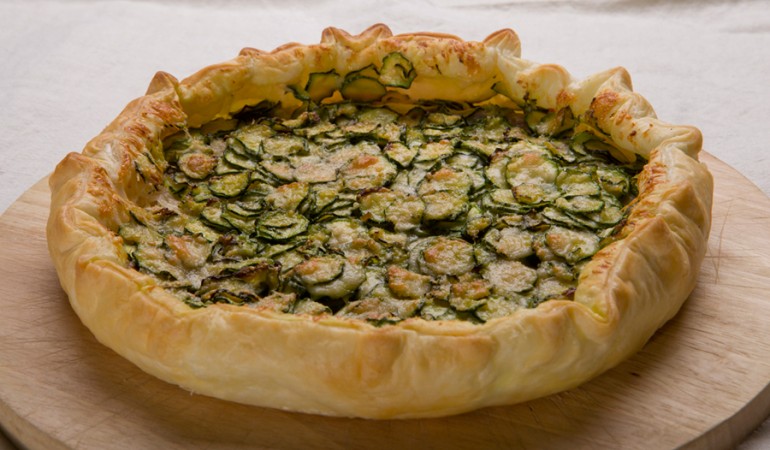 torta salata alle zucchine