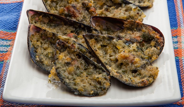 cozze gratinate