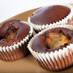 muffin-con-cioccolato-e-pere-senza-zucchero-uova-lievito-burro