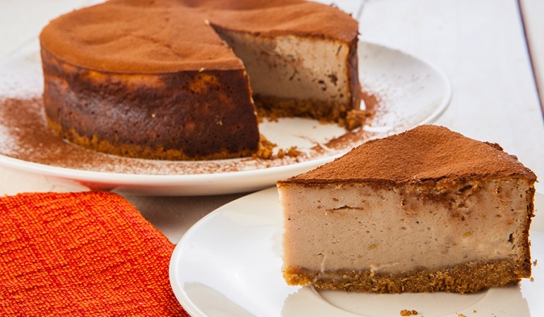 Cheesecake alla crema di marroni