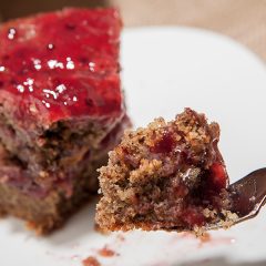 fetta di torta al grano saraceno