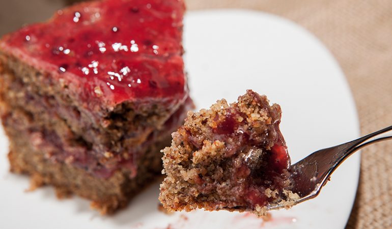 fetta di torta al grano saraceno