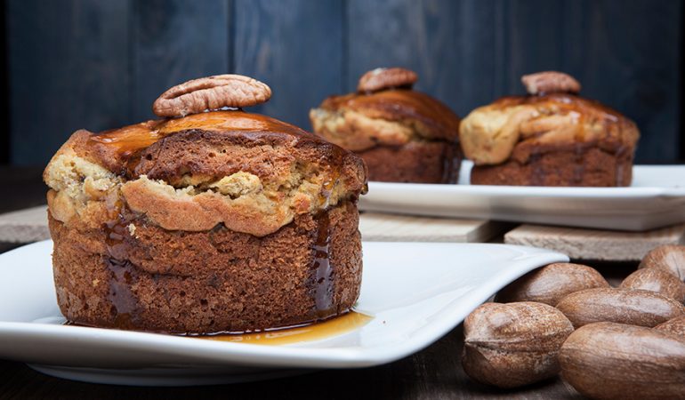 3 piccole torte di ricotta miele e noci pecan