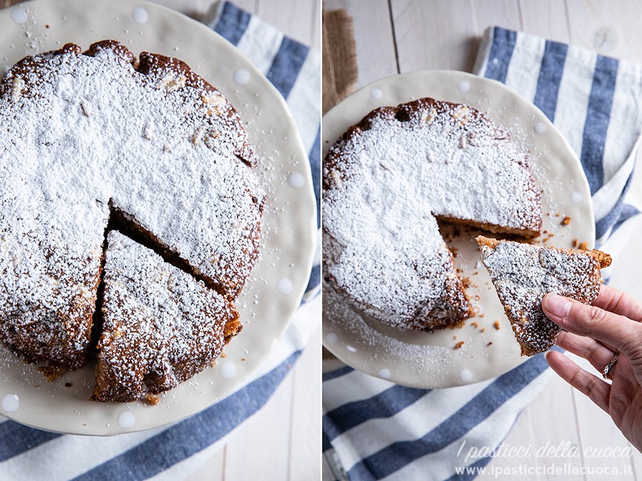 Torta-di-castagne_Fetta-di-torta-in-mano-con-zucchero-a-velo